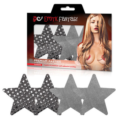 Пэстисы-звезды Dark Angel (Цвет: серебро)