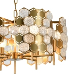 Подвесная люстра Indigo DELIZIA 12047/6P Brass V000571