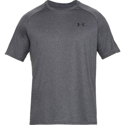 Мужская теннисная футболка Under Armour Tech SS Tee 2.0 - серый