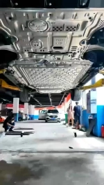 Защита днища 25мм для Denza N9 2025+ Денза защита картера кпп двигателя