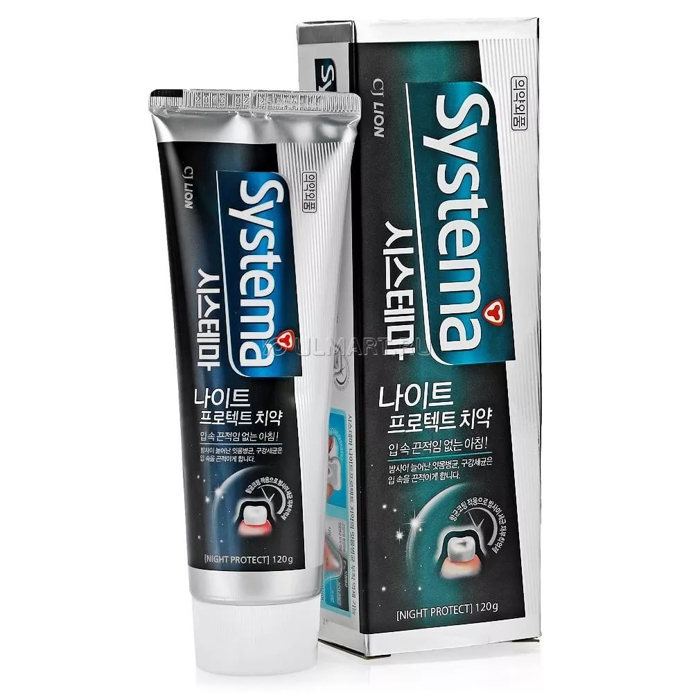 Зубная паста ночная антибактериальная защита Systema Night Protect, 120г.