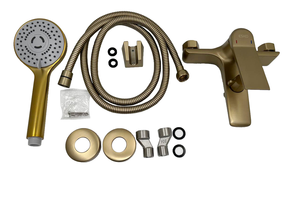 Смеситель ESKO "Changhai Gold" для ванны, короткий излив, арт. CHA54Gold