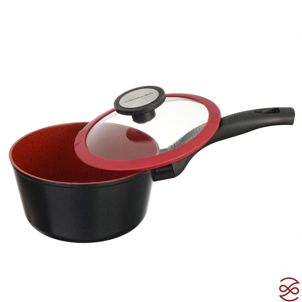 Ковш со стеклянной крышкой Neoflam De Chef 2 л, 18 см (индукция)