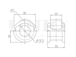 Втулка переднего стабилизатора UNIO RMP-10024