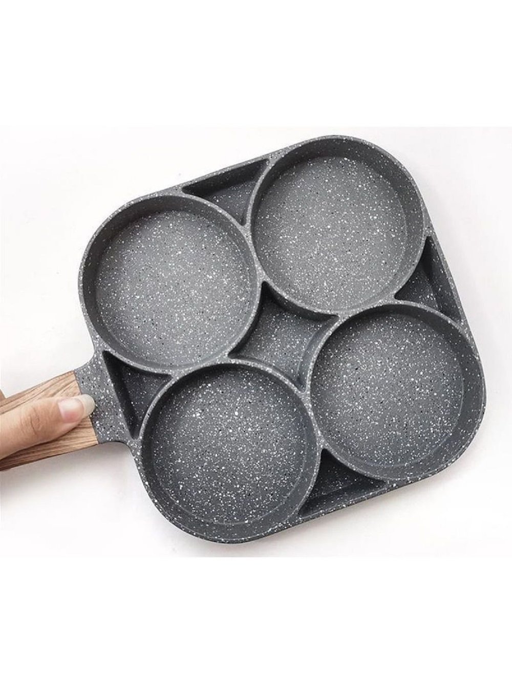 Сковорода для яичницы блинов оладьи сырников 4 секции