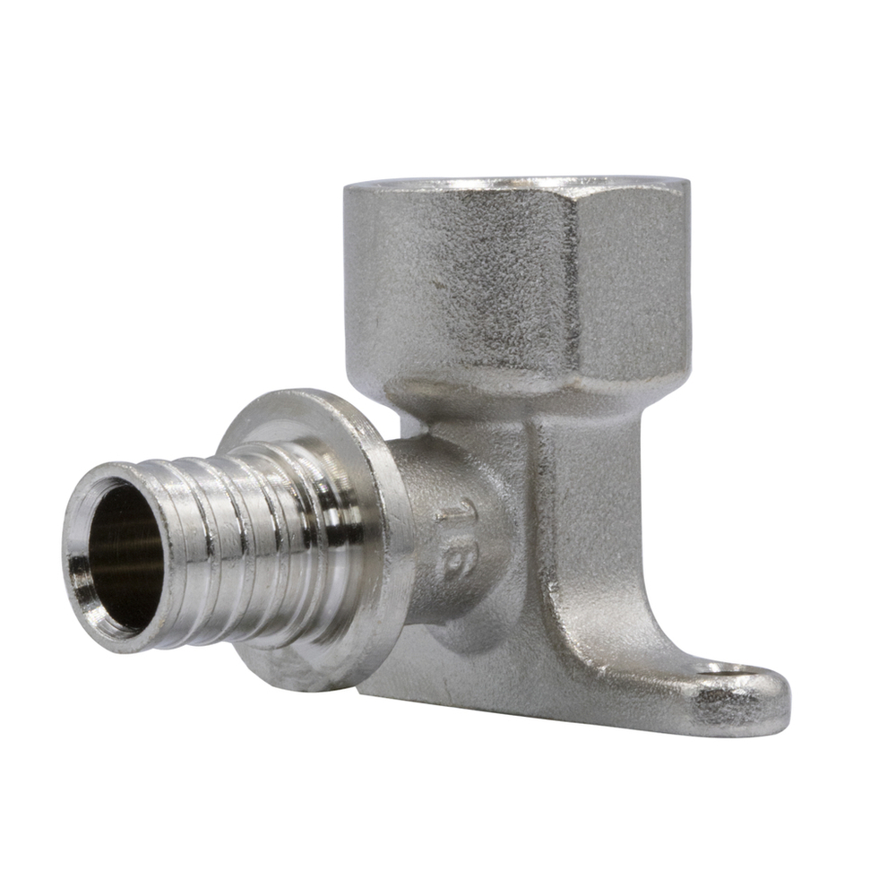 Уголок аксиальный 16 (2,2) х 1/2'' c внутренней резьбой с креплением VRT®