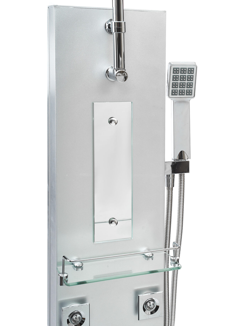 Душевая панель RIVER GURON 07 110х23 Прямоугольная  Пластик Хром