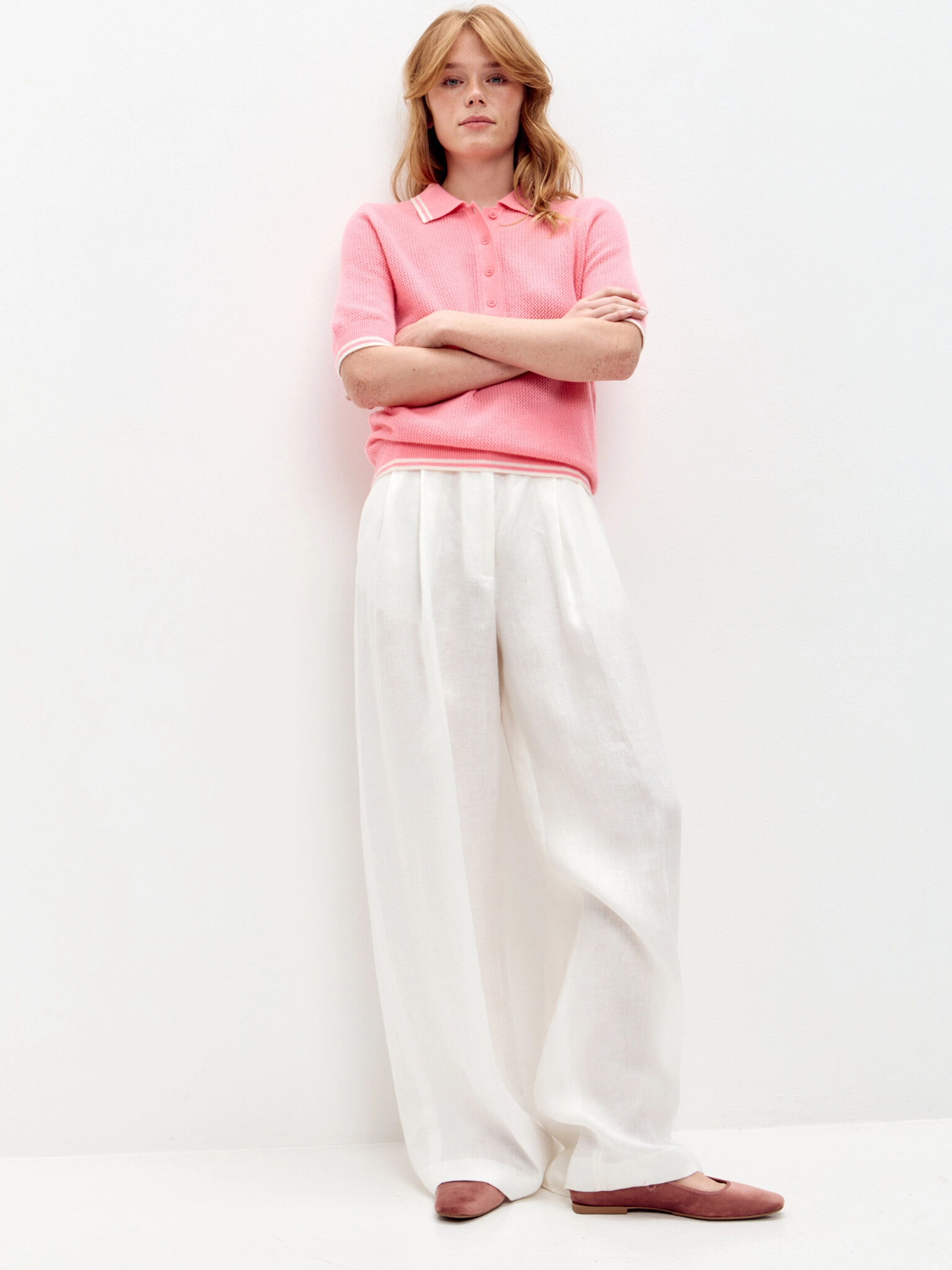 Льняные брюки