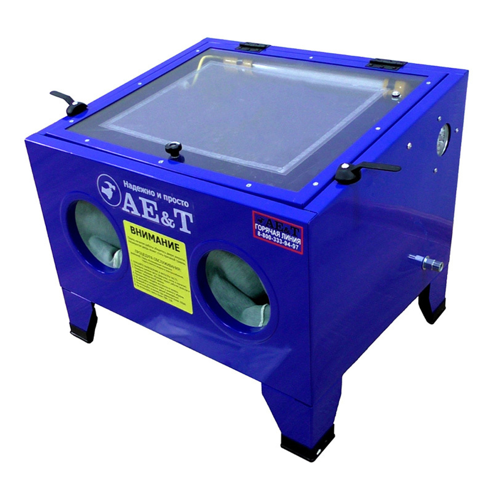AE&T (T06301) Камера пескоструйная 90л настольная