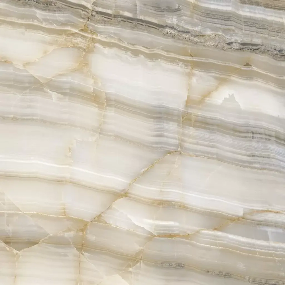 Напольная плитка ALMA Ceramica GFA57SMD40L Smeraldo 57x57 бежевая лаппатированная под камень