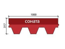 Гибкая черепица ТехноНиколь SHINGLAS Соната Серый 3м2 (Однослойная)