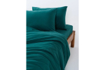 Постельное белье GoodNight Сатин Делюкс 2 сп. с евро (с нав. 50х70) изумруд