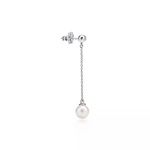 Серьги из серебра с жемчугом, Tiffany 💠 ZIGFELD, Единственные в наличии