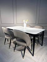 Стул обеденный Ist Casa Оливия, кофейный, черный