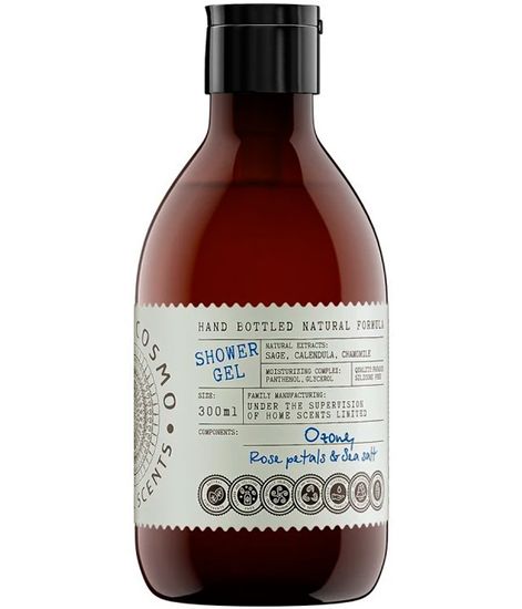 Озон роза и морская соль, гель для душа, Eteria cosmo