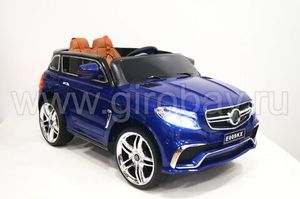 Детский электромобиль River Toys Mercedes E009KX синий