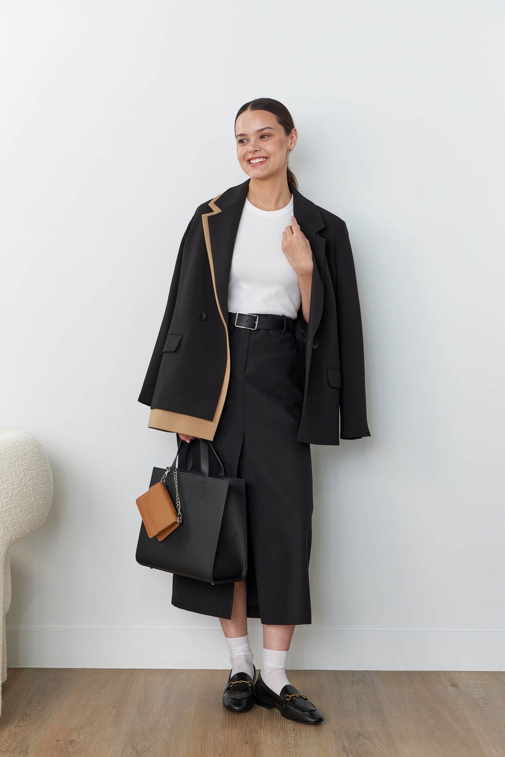 ШОППЕР КВАДРАТНЫЙ ЧЕРНЫЙ