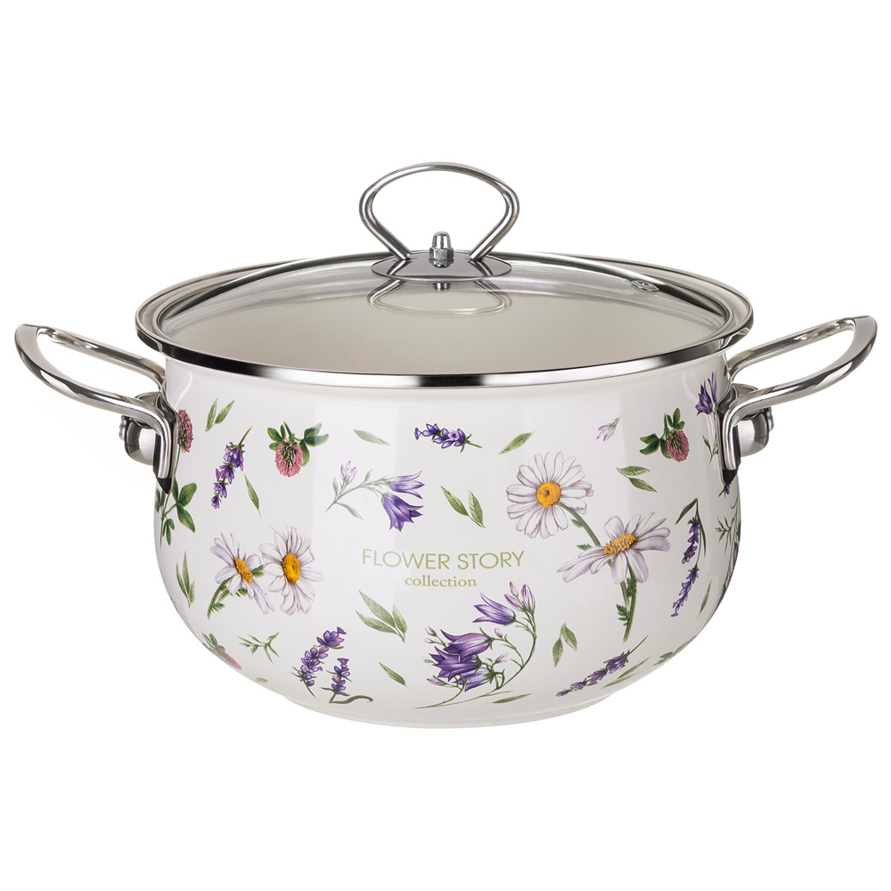 Кастрюля 3,8л серия "Flower story"