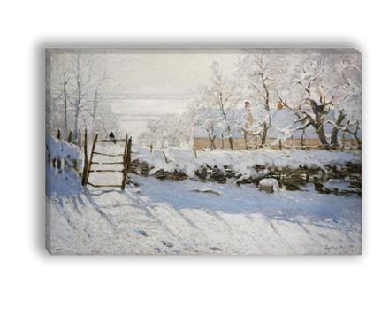 "Сорока", Моне, Клод, картина (репродукция)