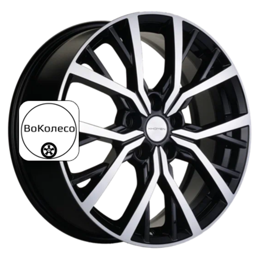 7x18/5x110 ET50 D63,3 KHW1806 (CS35/CS35 Plus) Black-FP Khomen Wheels