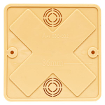 Коробка разветвительная KMP-030-032 (100x100x28) светлое дерево EKF PROxima (35.00 шт.)