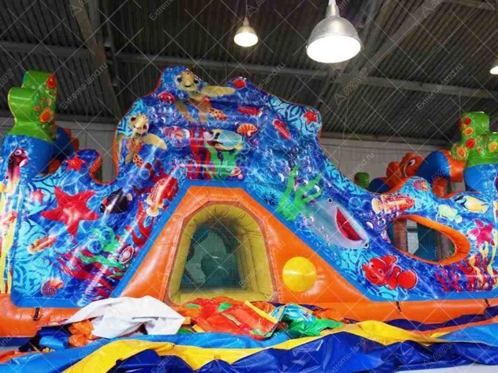 Батут "Морские обитатели"