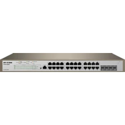 IP-COM PRO-S24-410W Коммутатор управляемый PoE ProFi  24-Ports 10/100/1000 Base-T + 4-Ports 1000 Base-X SFP  / 24-Ports PoE (PoE бюджет 370W)