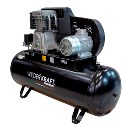 WDK-92060 Компрессор поршневой с ременным приводом 606 л/мин, 4 КВт, 380 В, ресивер 200 л