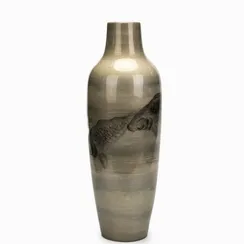 Ваза Fish III высота 60 см, бежевый