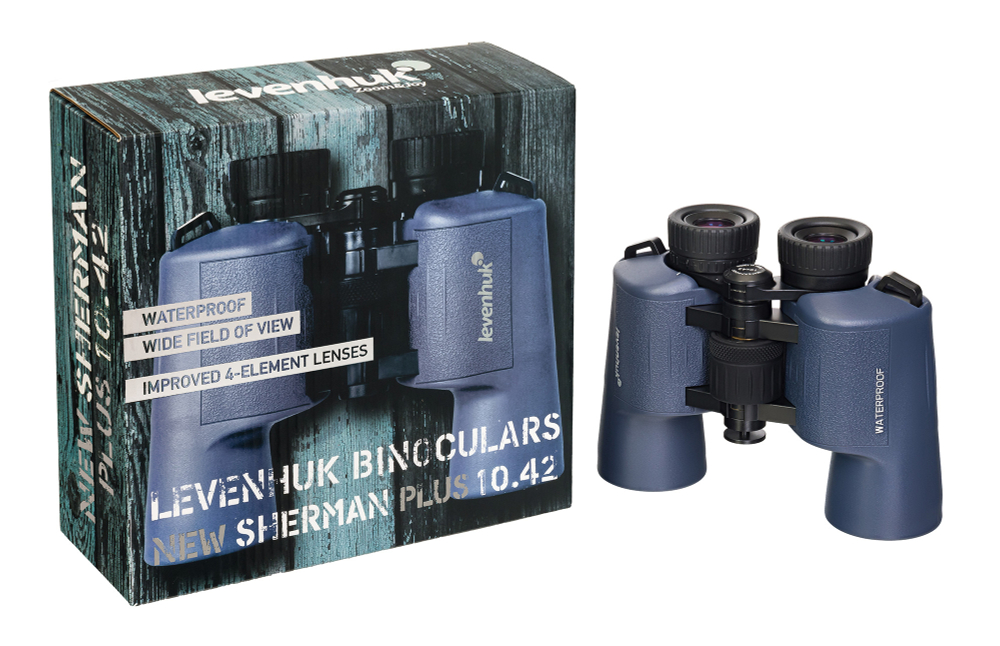 Бинокль Levenhuk New Sherman PLUS 10x42
