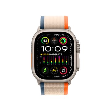 Apple Watch Ultra 2 GPS + Cellular, 49 мм, корпус из титана, ремешок Trail оранжевого/бежевого цвета, размер S/M
