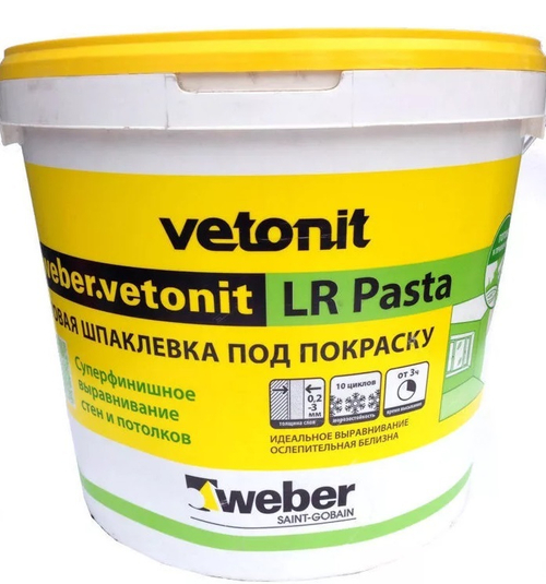 Шпатлевка Ветонит LR Pasta 20 кг