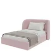 Кровать с подъемным механизмом Classic 140х200 см (розовый, велюр)