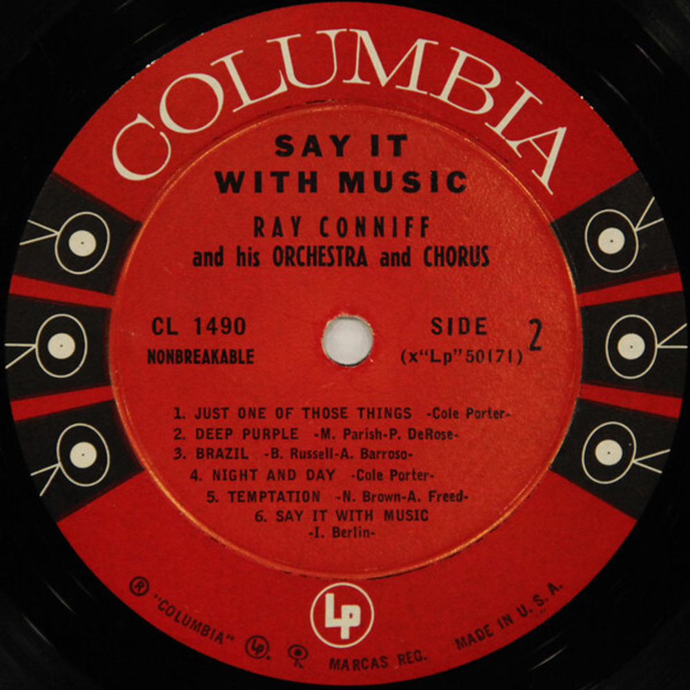 Ray Conniff And His Orchestra And Chorus / Say It With Music (A Touch Of Latin) (LP)