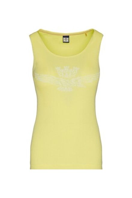 Топ из хлопка с принтом