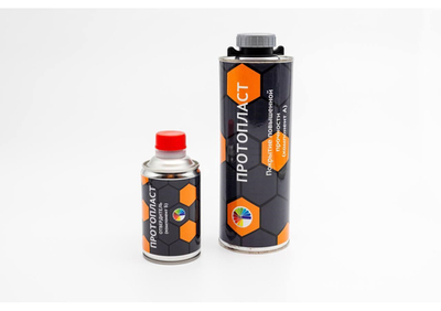 Покрытие защитное повышенной прочноcти колеруемое ПРОТОПЛАСТ, с отвердителем 1л