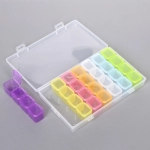 Органайзер для хранения мелочей, 28 ячеек «ИДЕЯДОМА», цвет как на фото, 17,5*10,5*2,5см (наклейка Селфи, пакет с подвесом)