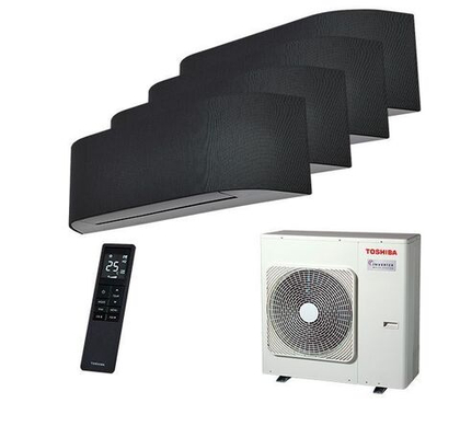 Мульти сплит-система Toshiba на 3 комнаты (25+25+25+25 кв.м.) HAORI