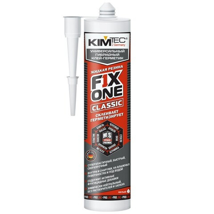 KIM TEC  Клей-герметик гибридный MS FIX ONE Белый 290мл