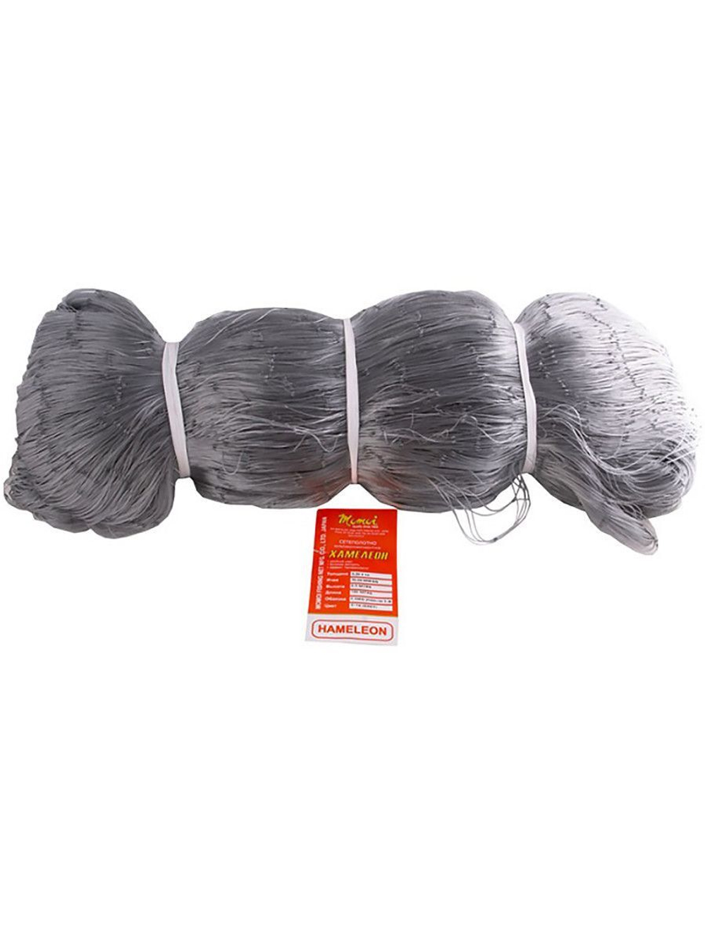 Сетеполотно скр.леска 0,12мм*3, ячея 40мм, высота 3,0м кукла