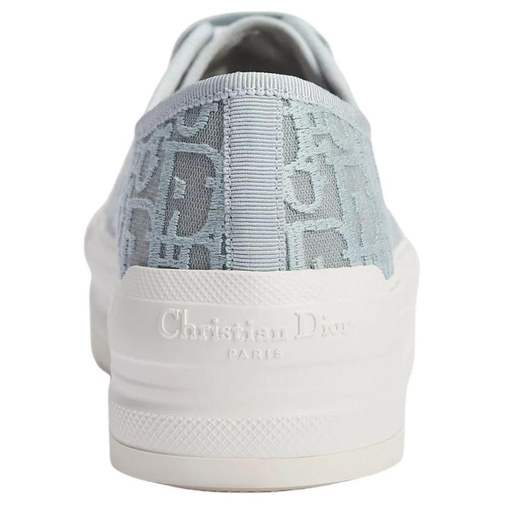 DIOR Walk"n"Dior Low top Canvas Shoes Women"s Sky Blue