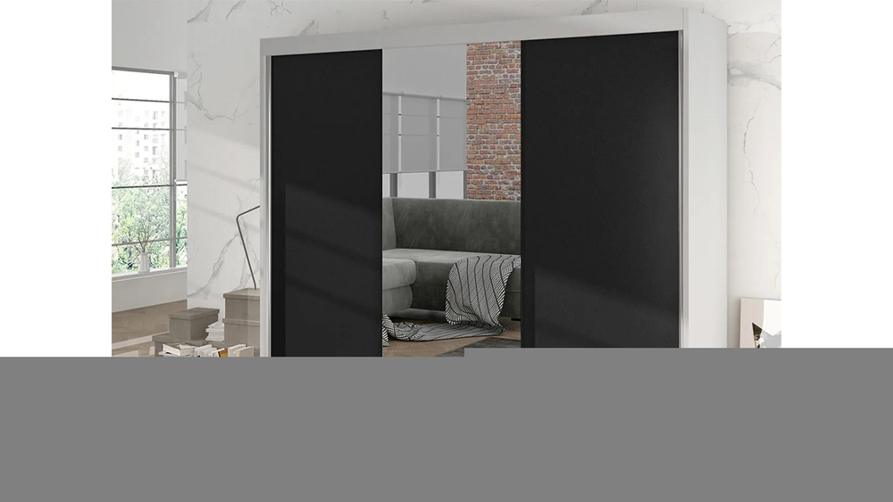 Шкаф-купе Джованна Венге Цаво 3354/ Белый 101  260*60*220