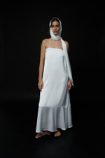 Шелковое Платье Aegean Goddess Pearl