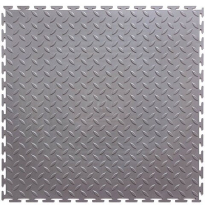 Напольная плитка ПВХ, 50х50 см 3 мм Темно-серый1