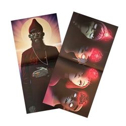 Gorillaz. Cracker Island (EU, Parlophone, 5054197213175, 2023, Neon Pink Vinyl) LP