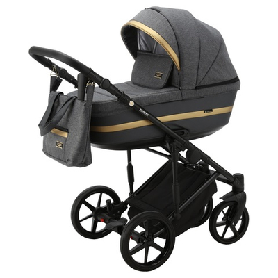 Adamex Rimini TIP RI-97 (2в1) Тёмно-серая ткань + Тёмно-серая экокожа