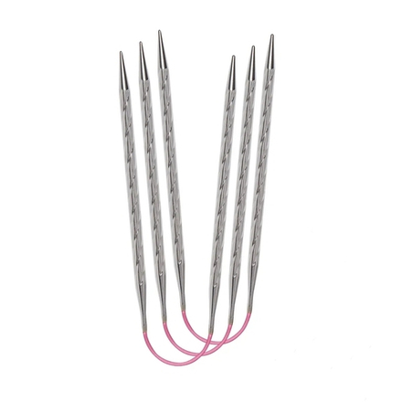 СПИЦЫ ЧУЛОЧНЫЕ ГИБКИЕ, СУПЕРГЛАДКИЕ ADDICRASY TRIO UNICORN LONG, 30 см