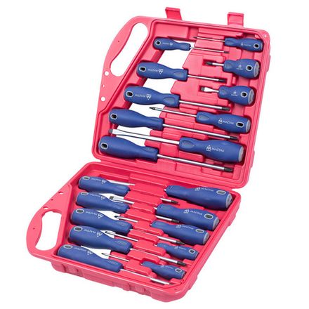 Цена на МАСТАК (04-20C) Набор отверток в кейсе (PH, SL, TORX) 20 предметов