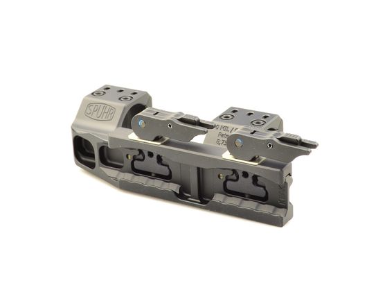 Тактический быстросъемный кронштейн SPUHR D34мм для установки на Picatinny, H38мм, наклон 6MIL/20.6MOA, с выносом (QDP-4616)