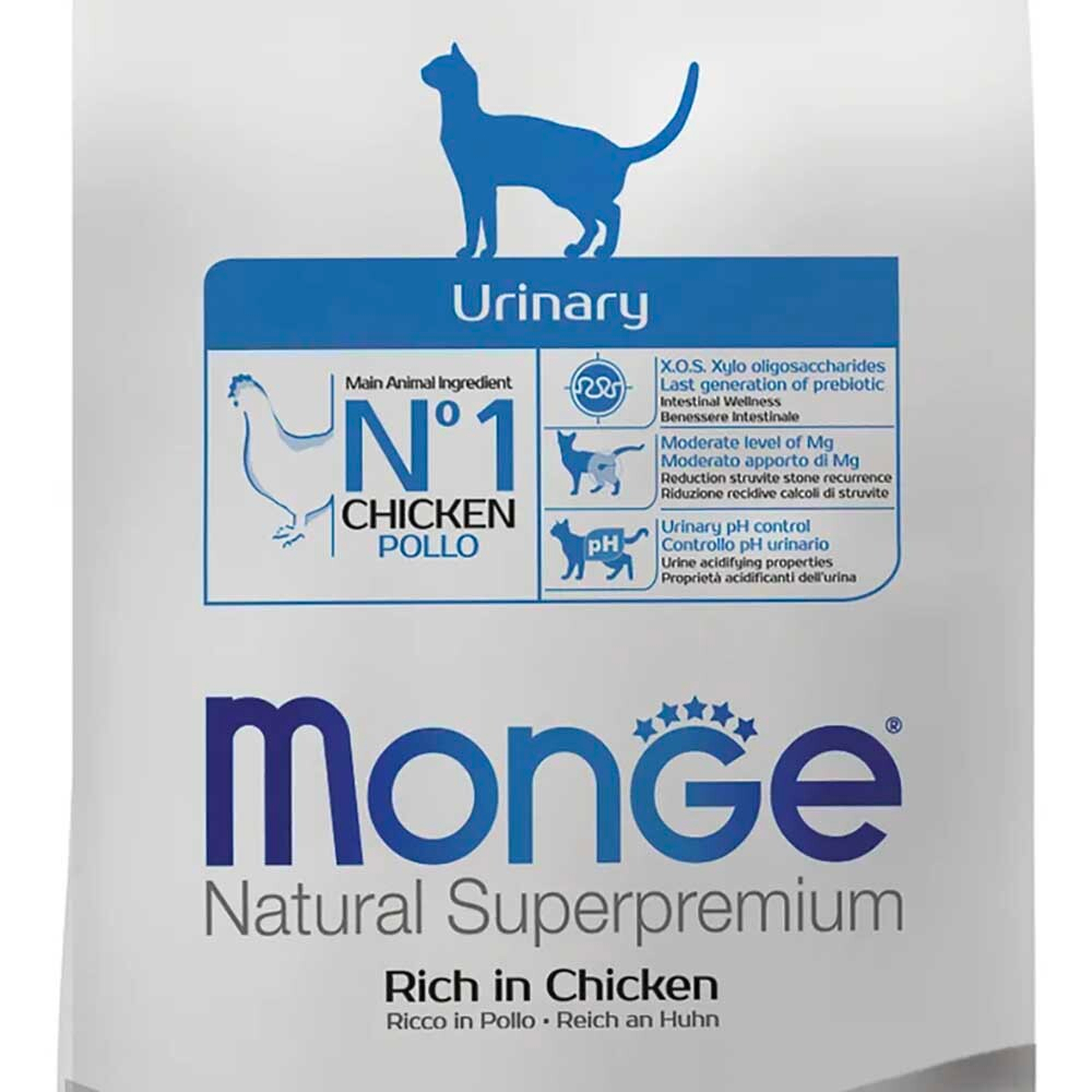 Monge корм для кошек с профилактикой МКБ с курицей (Urinary)